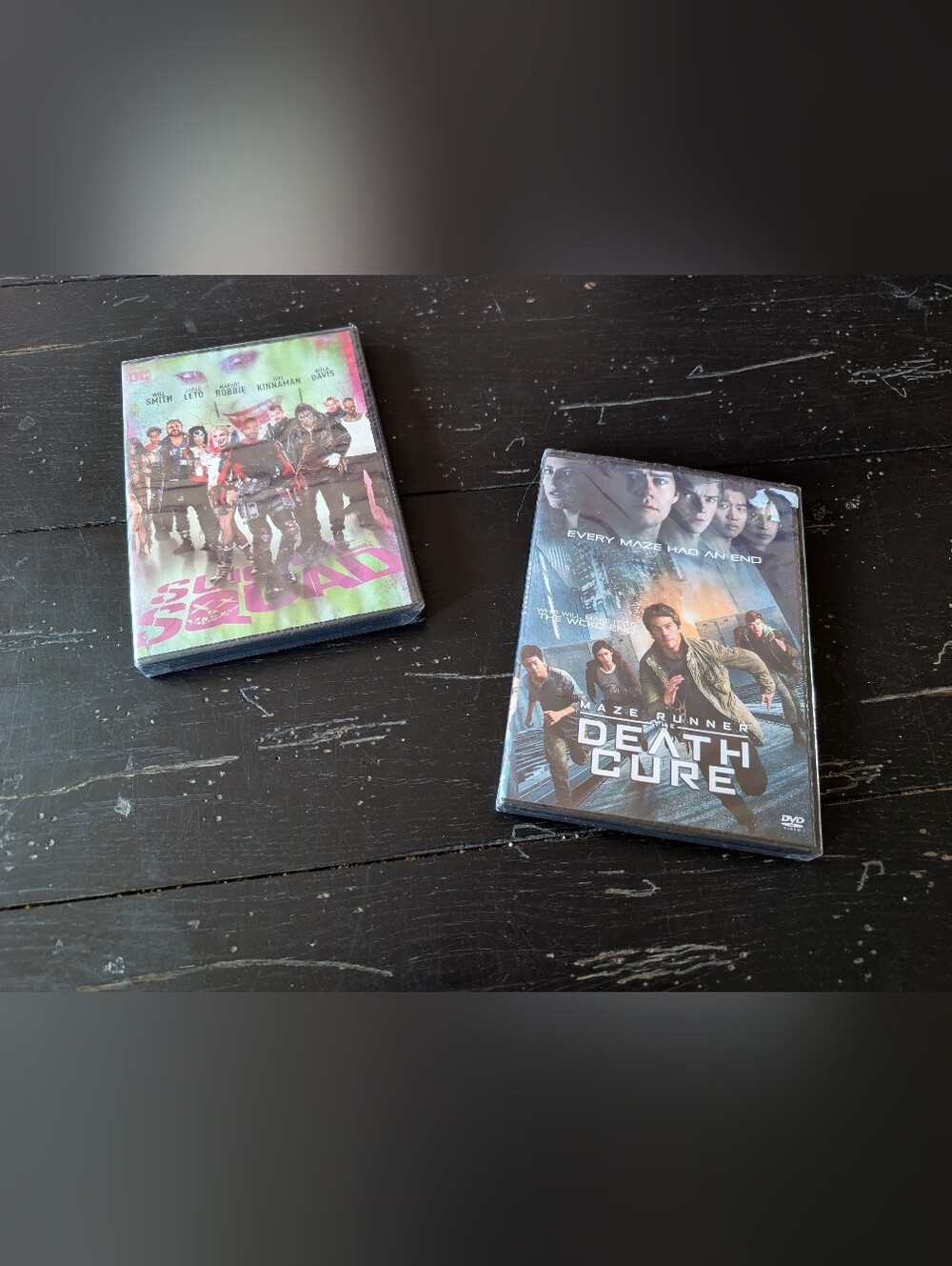New and Pre-owned Action/Sci-Fi DVD Lot Suicide Squad & Maze Runner Death Cure